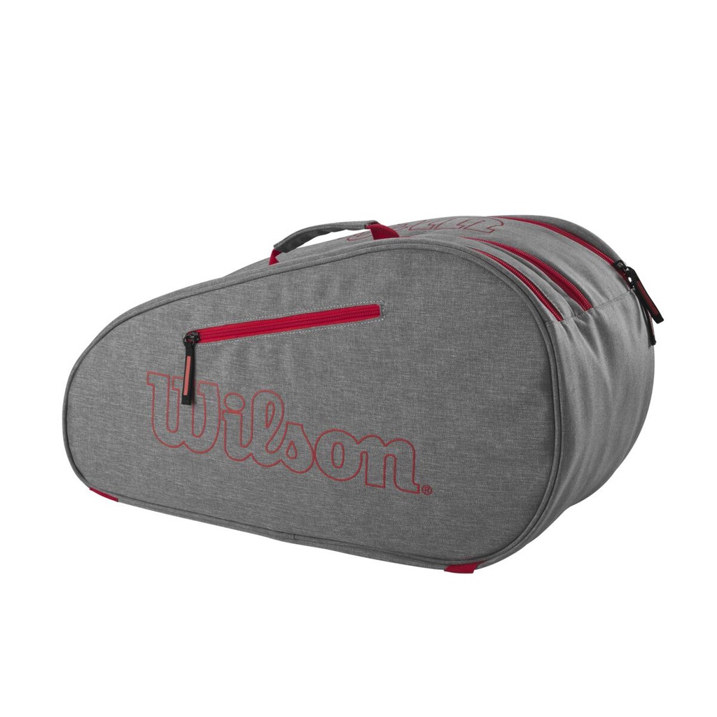 Wilson Team Padel Bag Grey/Bright Red (WR8903704001 )