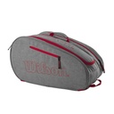 Wilson Team Padel Bag Grey/Bright Red (WR8903704001 )