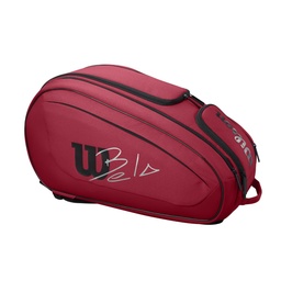 [WR890360] Wilson Bela Super Tour Padel Bag Red (WR890360)